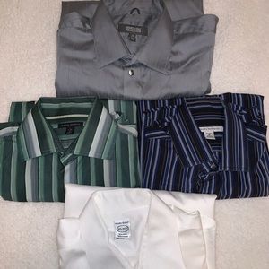 Kenneth cole & 2 Banana republic shirts